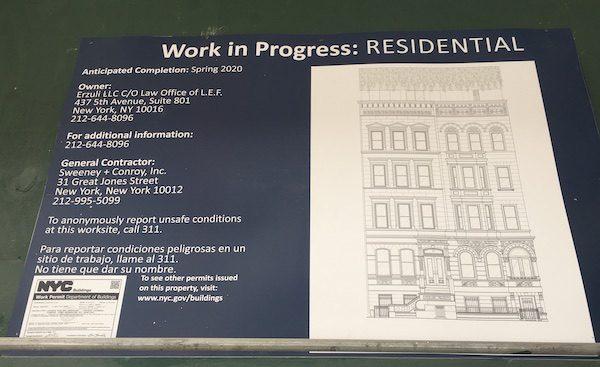 48-50 West 69th Street Rendering