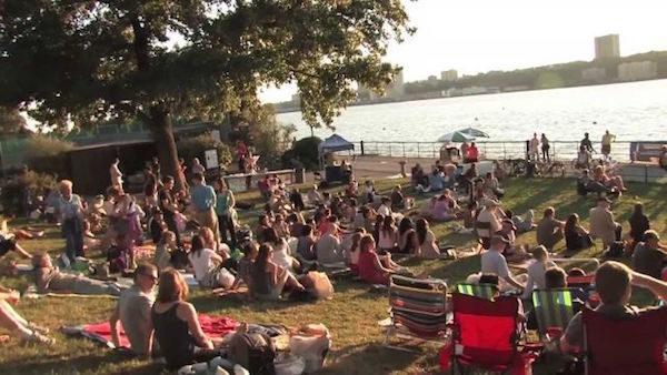 outdoor concert Riverside Park