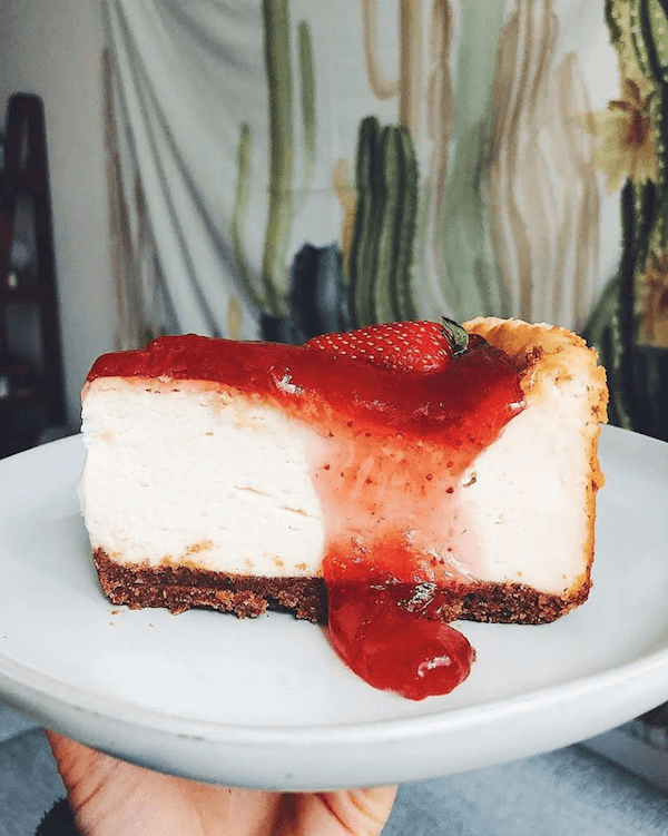 Peacefood Cafe Cheesecake