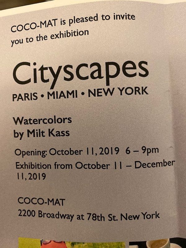 Cityscapes Watercolors Milt Kass