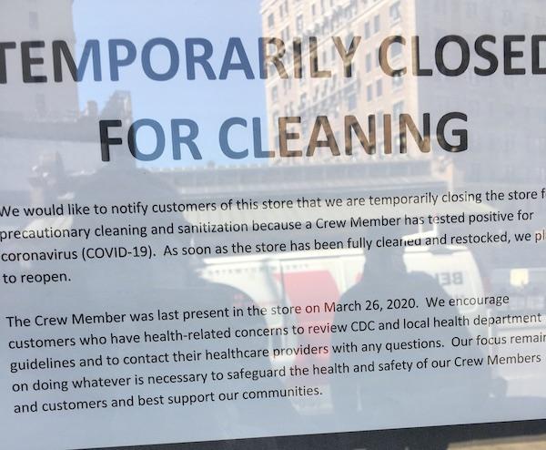 Trader Joe's Temporary Closing