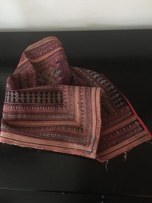 woven cloth from Laos