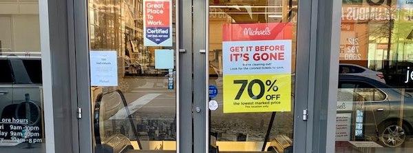 Michael's Columbus Square Closing