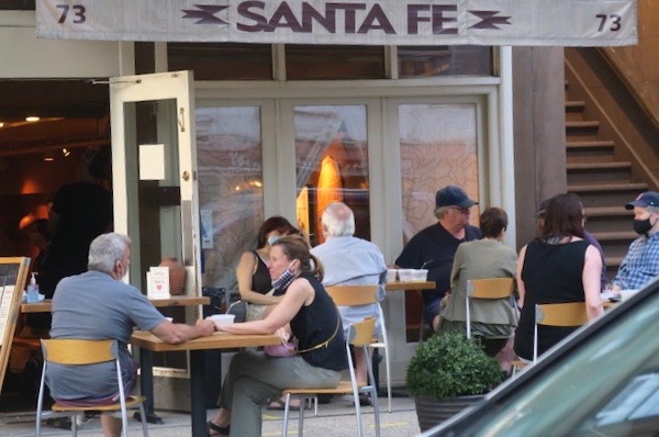 Santa Fe outdoor dining