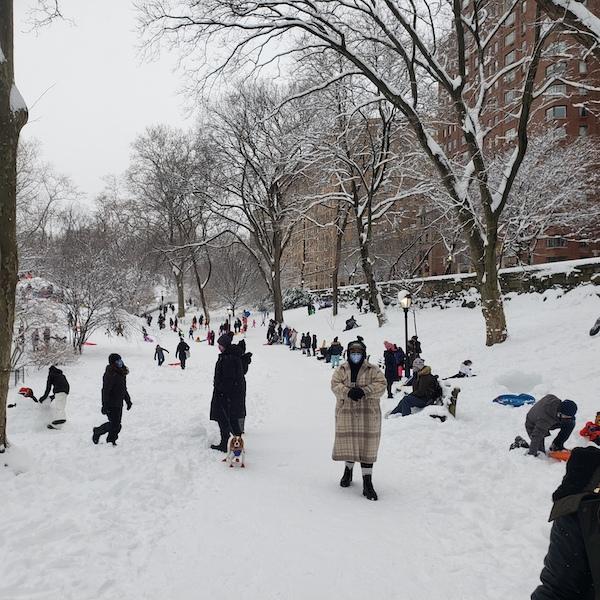 Riverside Park Snow Day