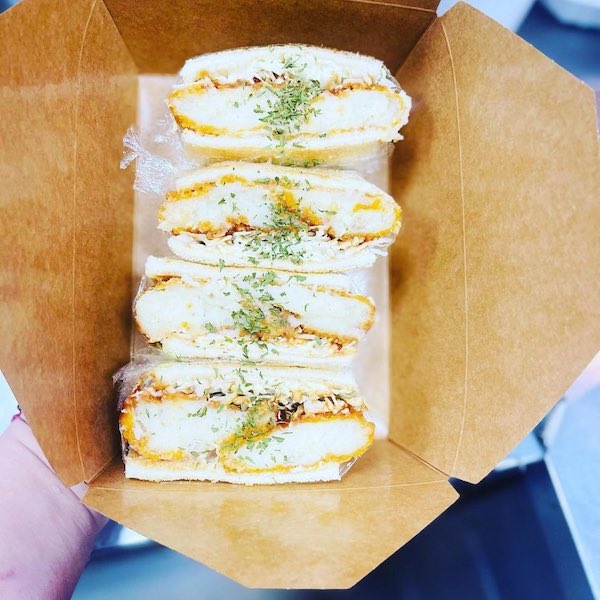 Curry Mania's Potato Croquette Sando