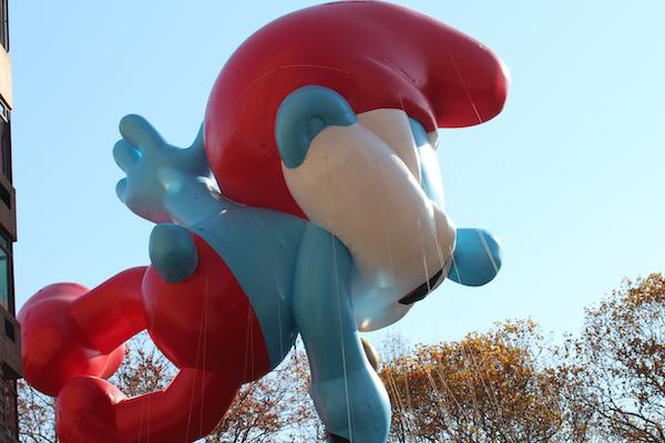 smurf balloon