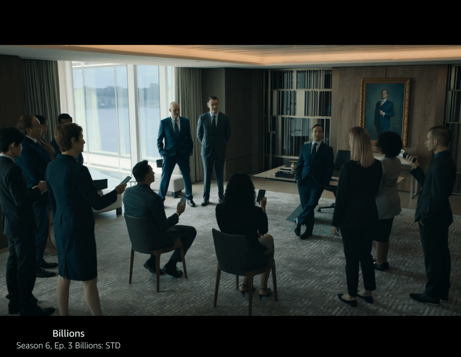 Billions scene Waterline Square