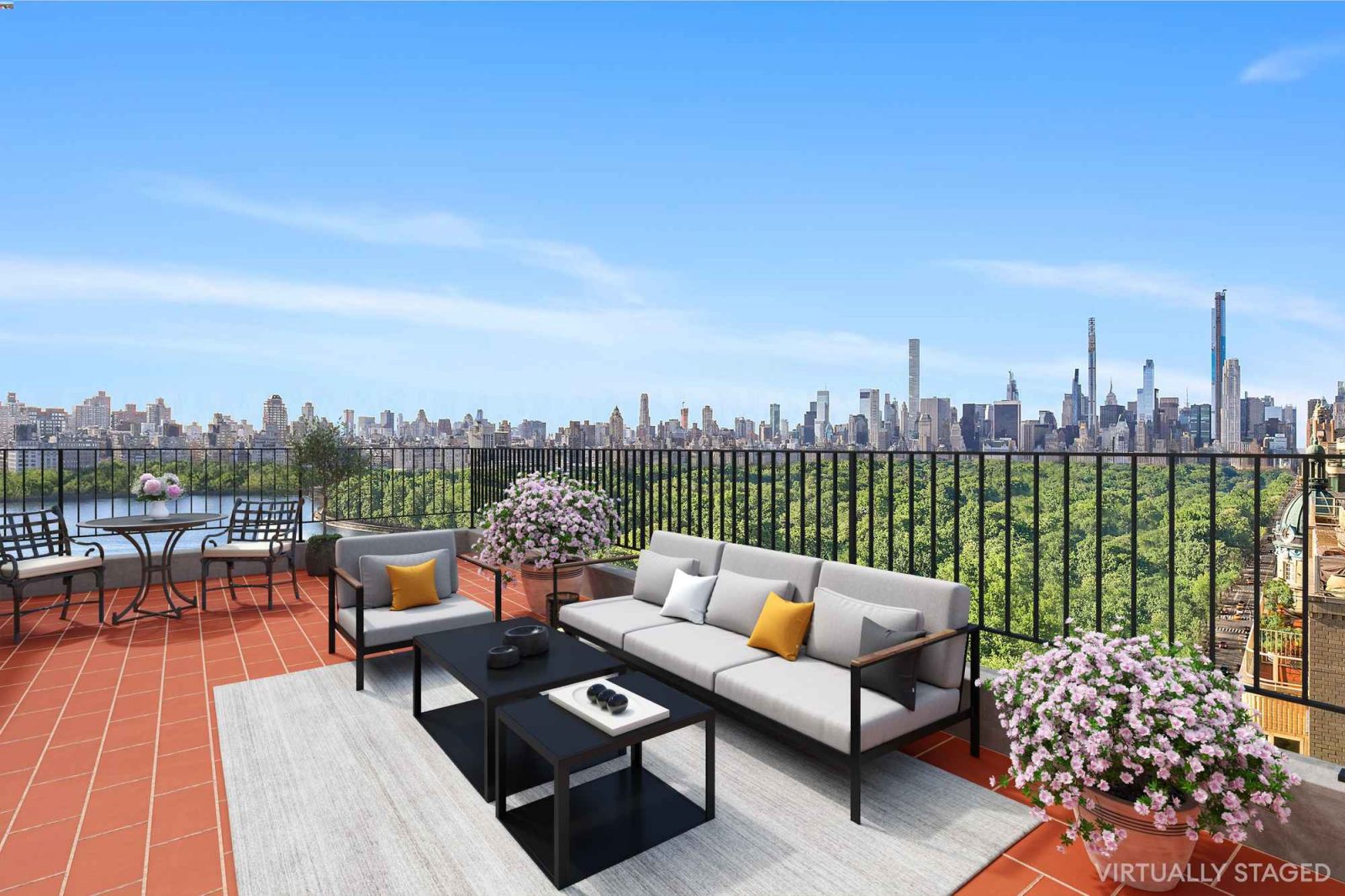 300 central park west 19D terrace