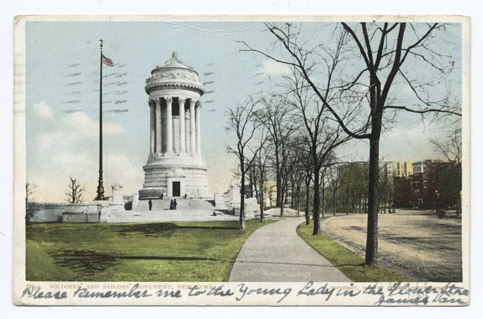 soldiers sailors monument early 1900s