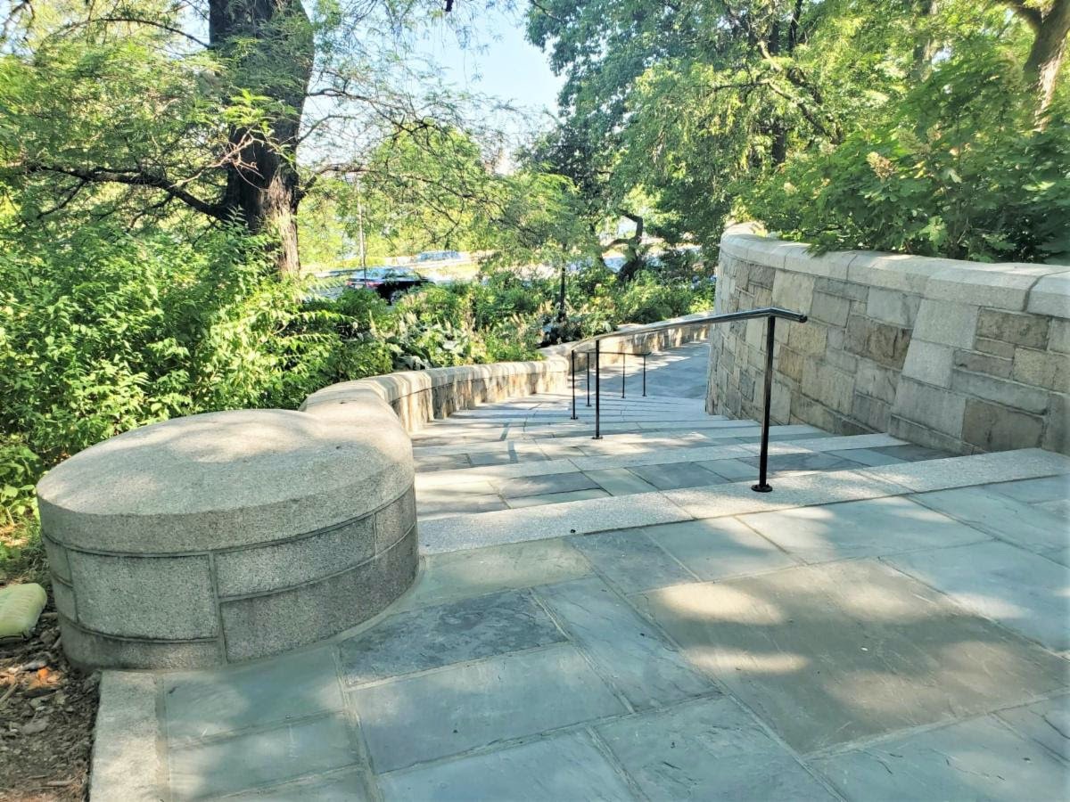 after riverside park 83rd street stairs