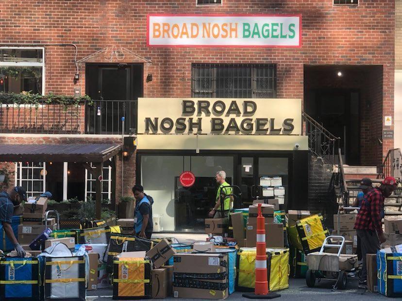 broad nosh bagels west 58th street