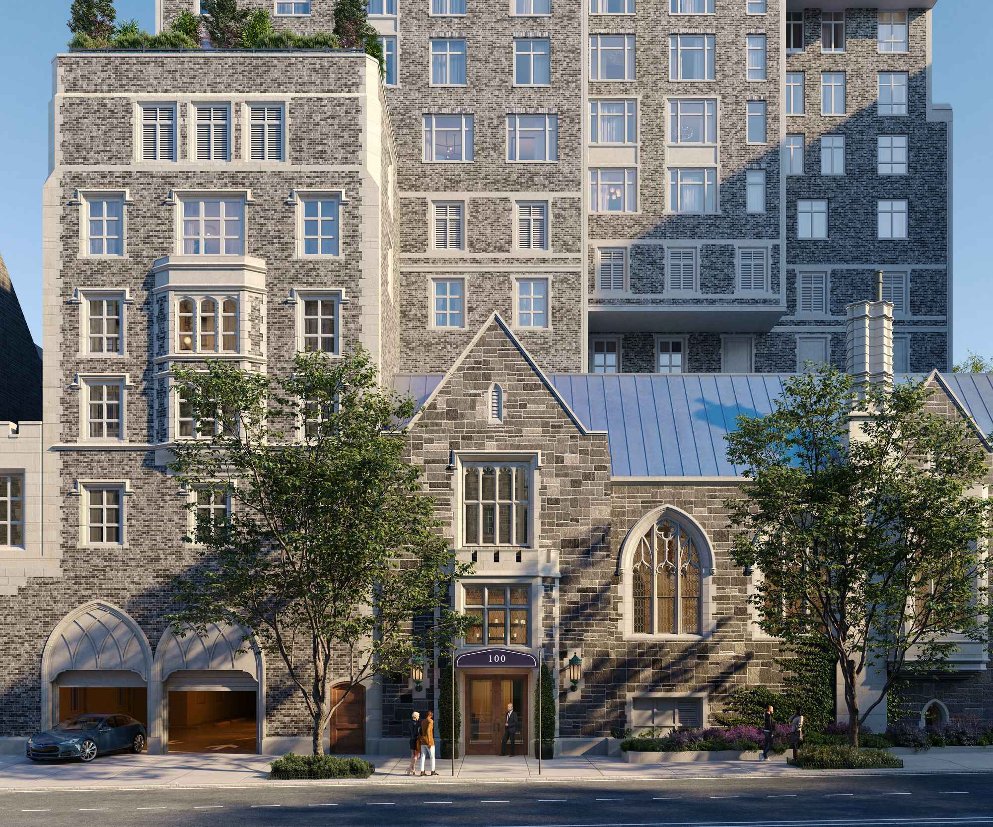 exterior claremont hall