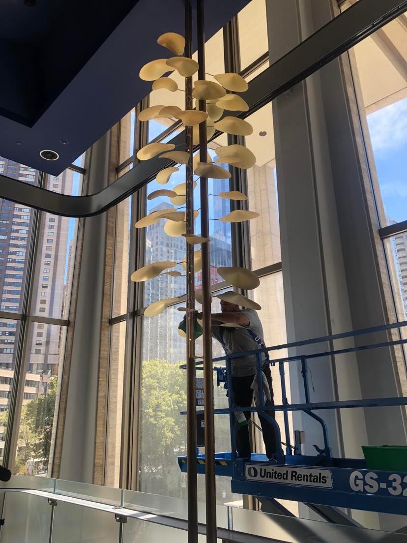 petal chandelier david geffen hall
