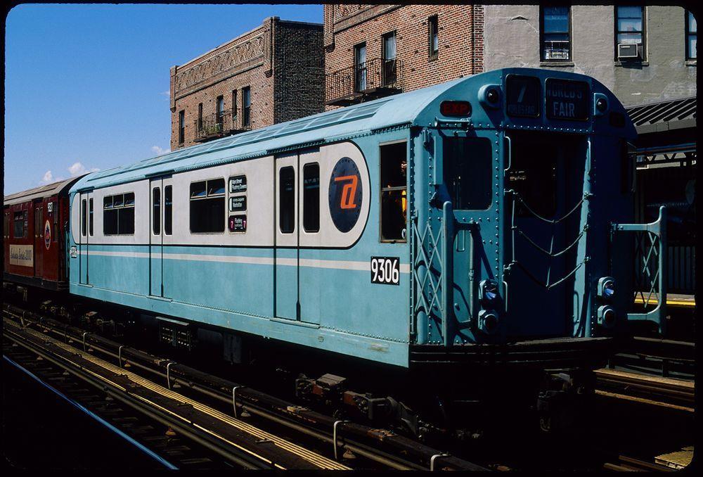 Train of Many Colors Bluebird Train Car