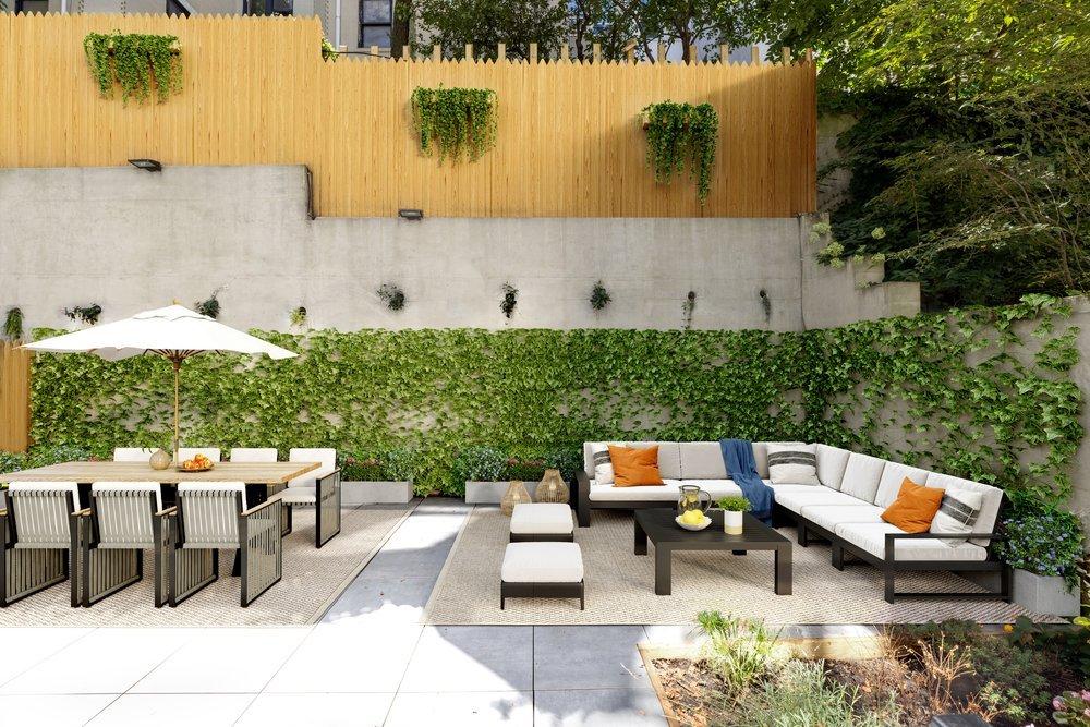 rear garden 108