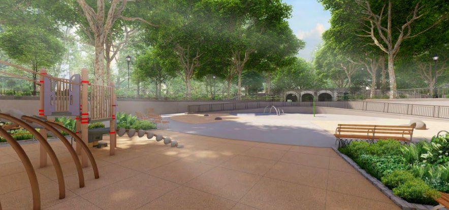 dinosaur playground rendering