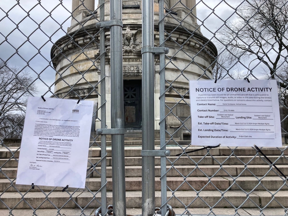 notice of drone activity
