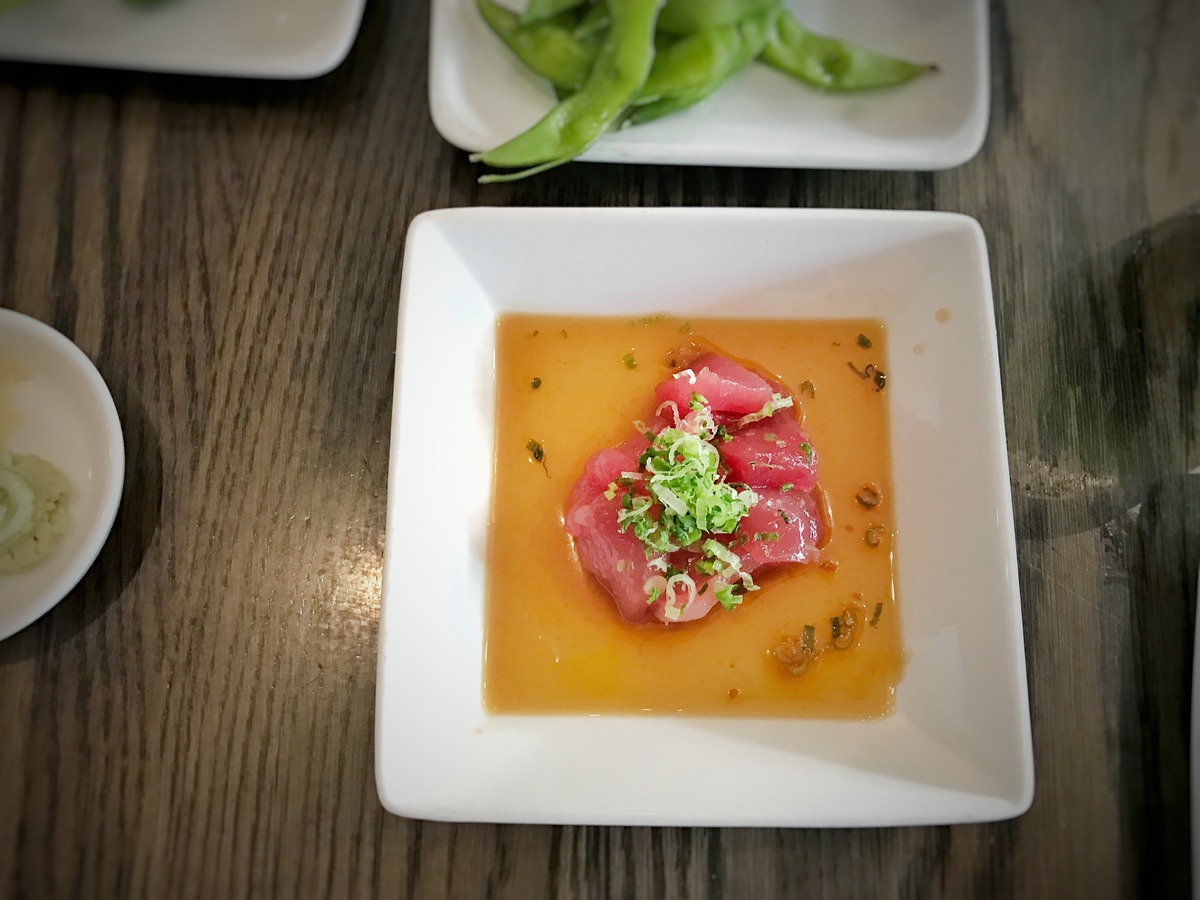 Marinated tuna sashimi Sugarfish