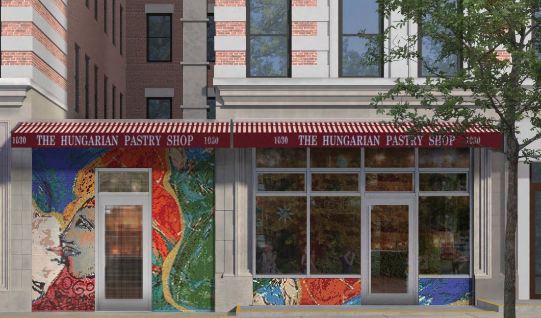 facade renovation hungarian pastry shop