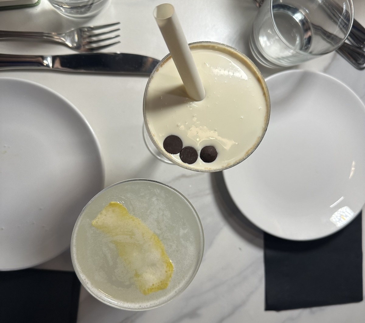 espresso and sorrento martinis