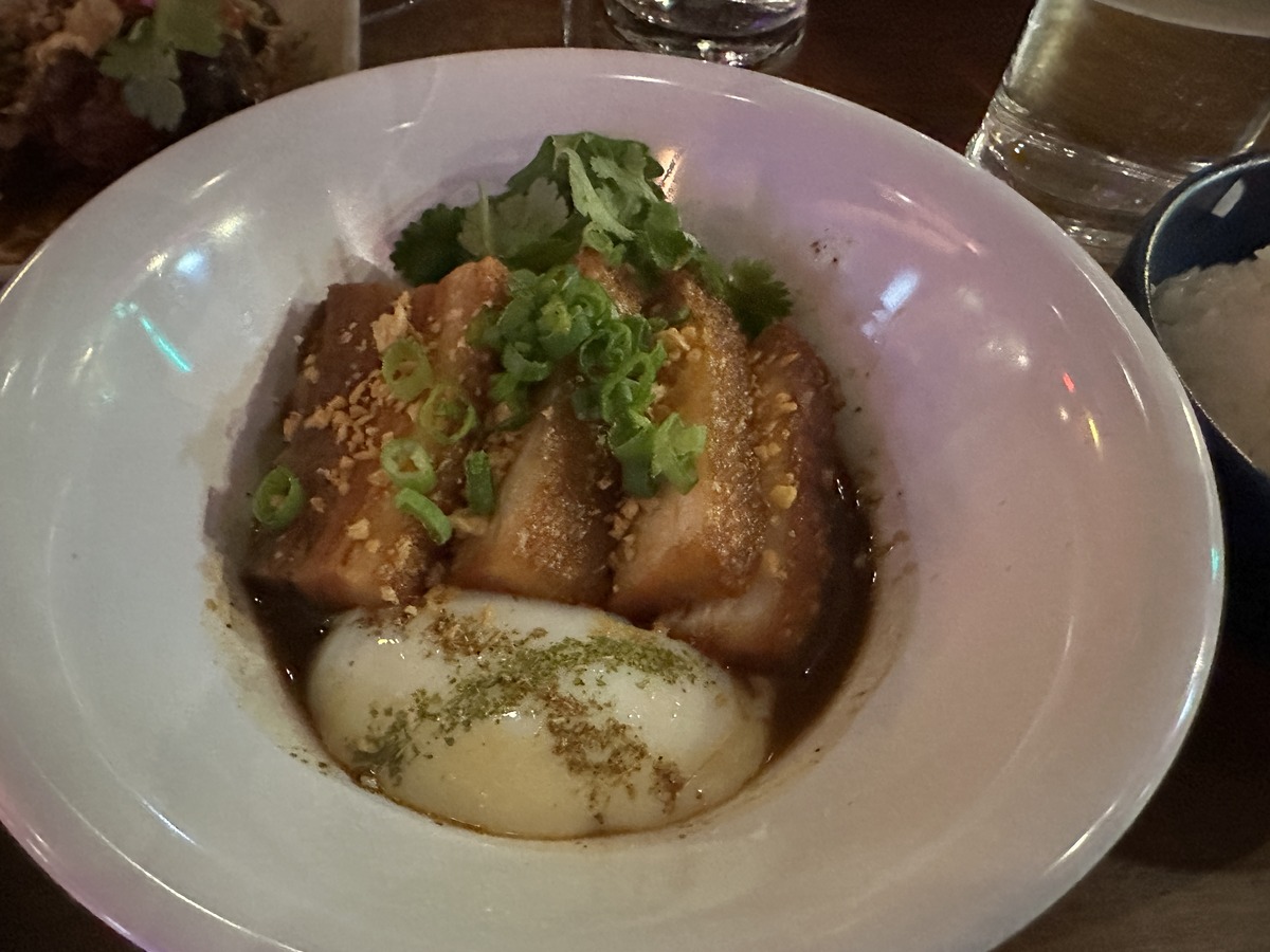 Pork belly adobo