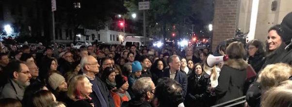 Vigil At Congregation Ansche Chesed