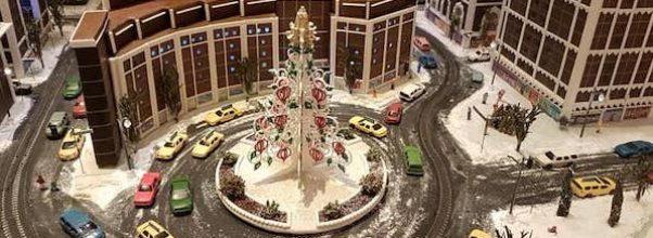 Gingerbread City in Columbus Circle
