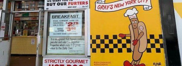 New Mural at Gray’s Papaya