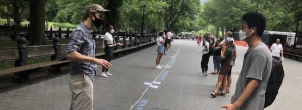 Live, Socially Distanced Theater in Central Park Live, Socially Distanced Theater in Central Park