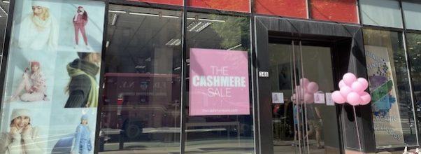 The Cashmere Sale Returns to the Upper West Side