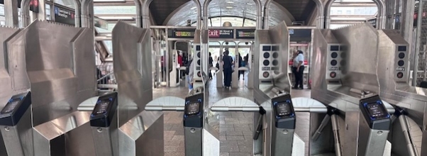 Half-Moon Turnstiles and Spikey Fins Appear on UWS, MTA Dodgy on How Many Half-Moon Turnstiles and Spikey Fins Appear on UWS, MTA Dodgy on How Many